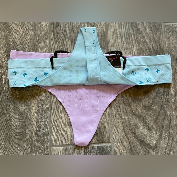 New 2 Pair of Nobo No Boundaries Seamless Thong Panties Size XXL - Picture 2 of 3